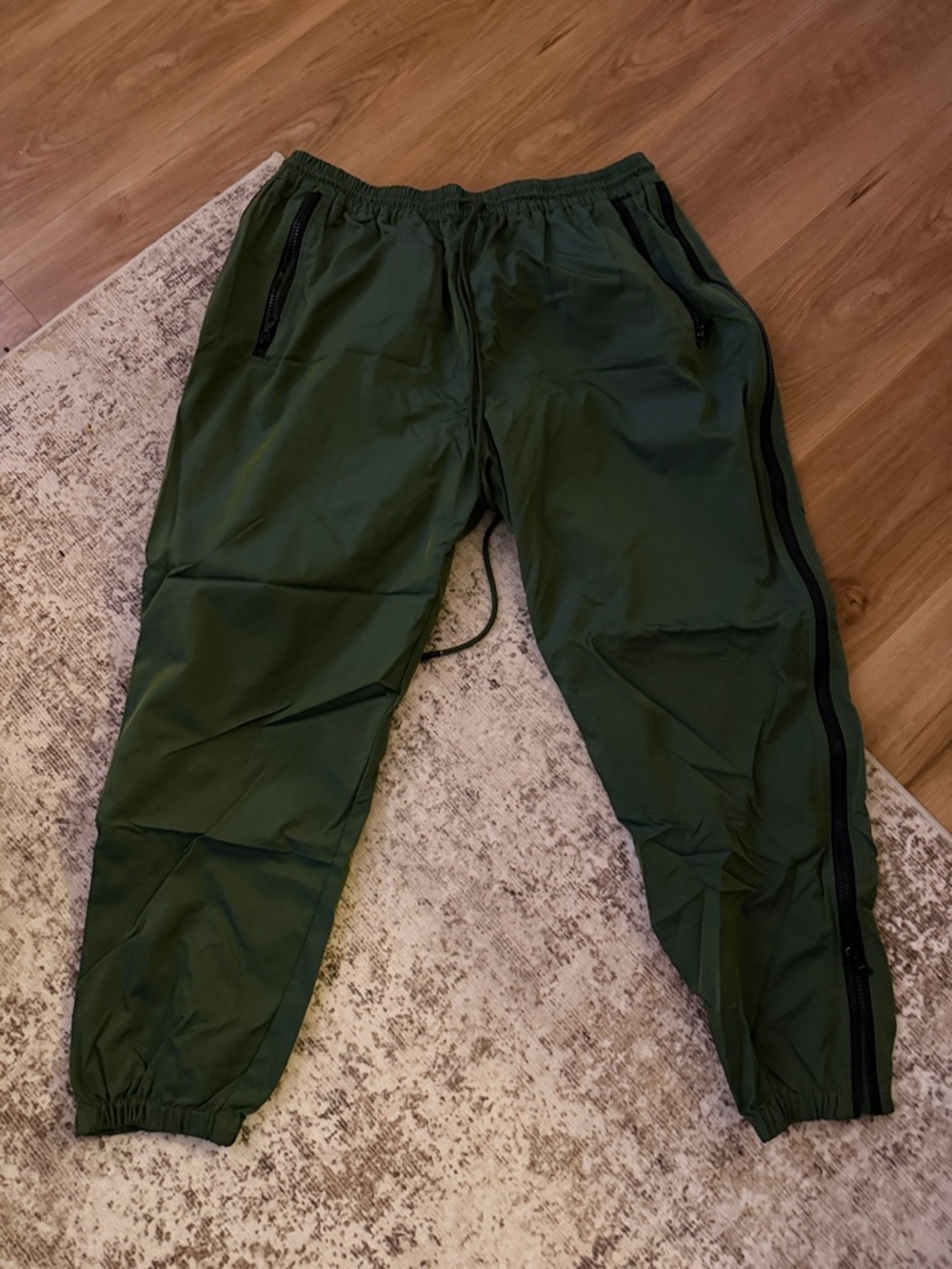 Reflective windbreaker joggers